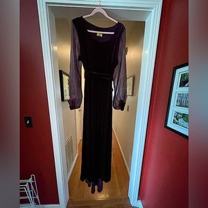 NEVER WORN PLUM VELVET Special event, bridesmaid DRESS. BY DESIR COUTURE